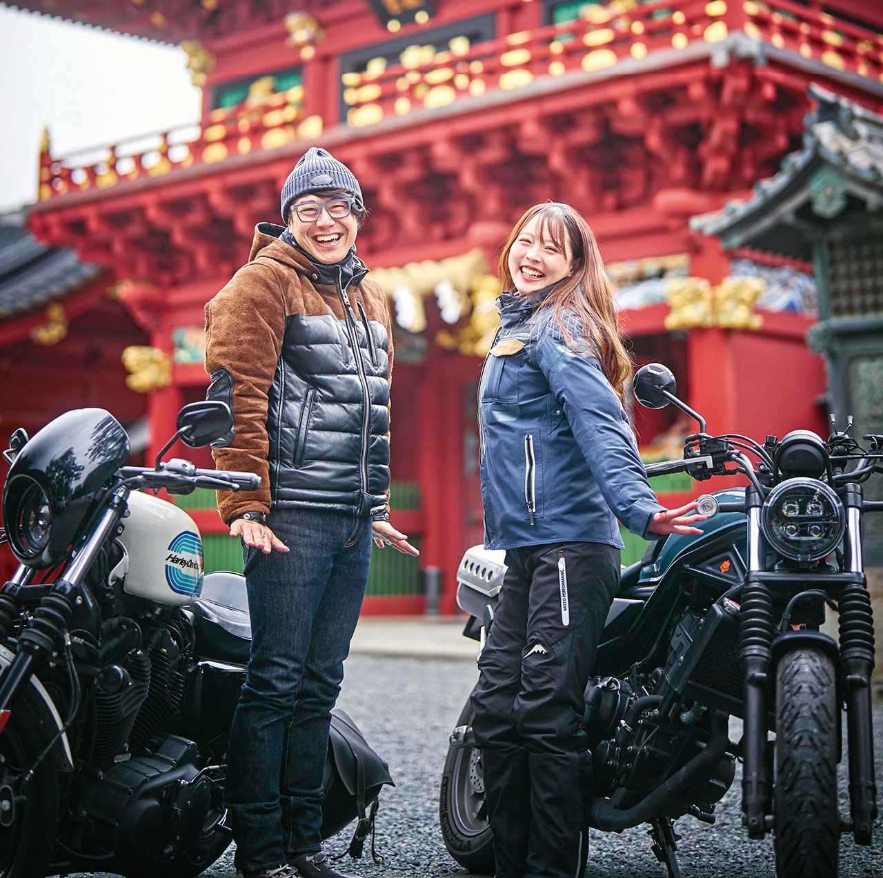 画像 : 1番目の画像 - 【写真35枚】坂元誉梨さんとゆくバイク旅【神社ソムリエ・佐々木優太の開運ツーリング】 - webオートバイ