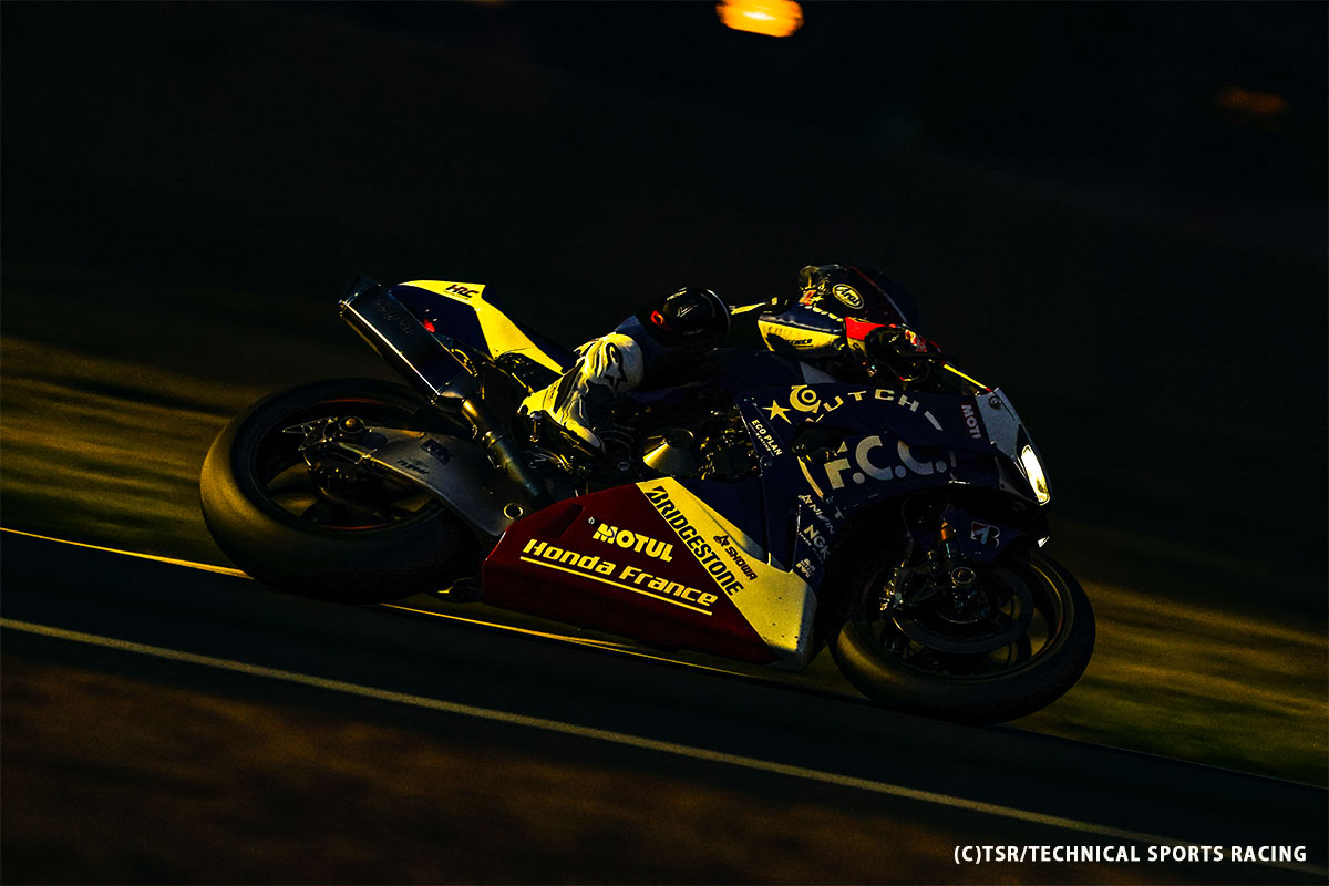 画像5: F.C.C. TSR Honda France 序盤の上位争いから一転、接触転倒から追い上げ12位完走【EWC第1戦 ル・マン24時間耐久ロードレース】