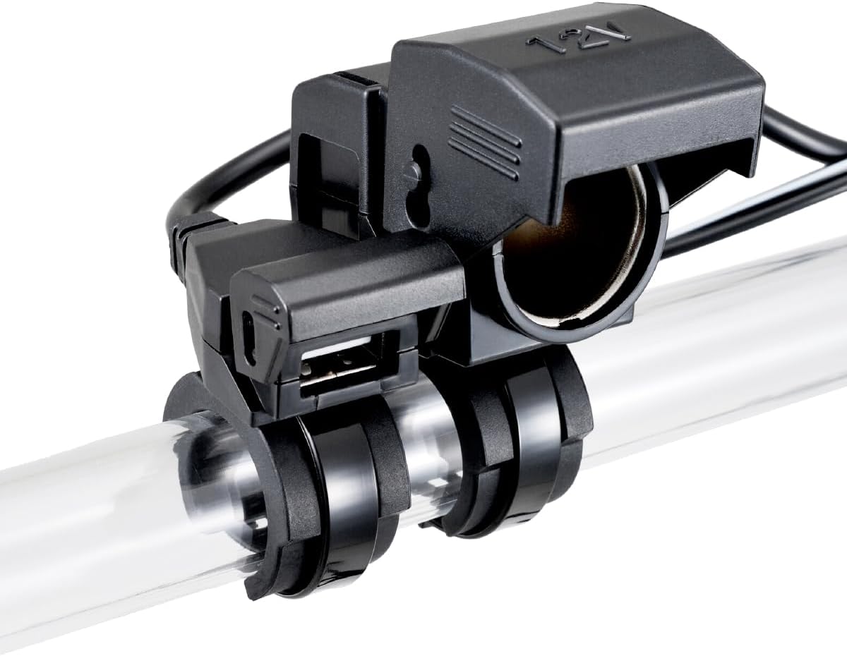 画像: デイトナ(Daytona) バイク USB電源 防水 USB-A 10.5W シガーソケット 12V5A iPhone/Android対応 バッテリー接続 常時通電 USB 1ポート シガーソケット1ポート 93042 amzn.to