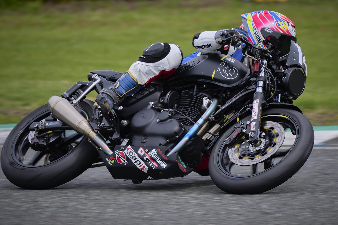 画像: カスタムバイクのレースはハンター350が初めてとなる中山さん。