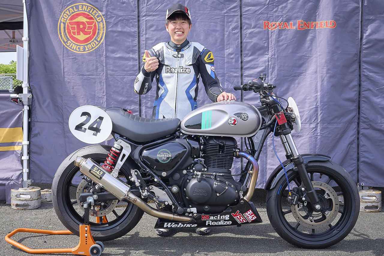 画像2: レースはもっと身近でいい！【4台のロイヤルエンフィールド ハンター350が鉄馬に参戦！クラス初優勝を達成！】