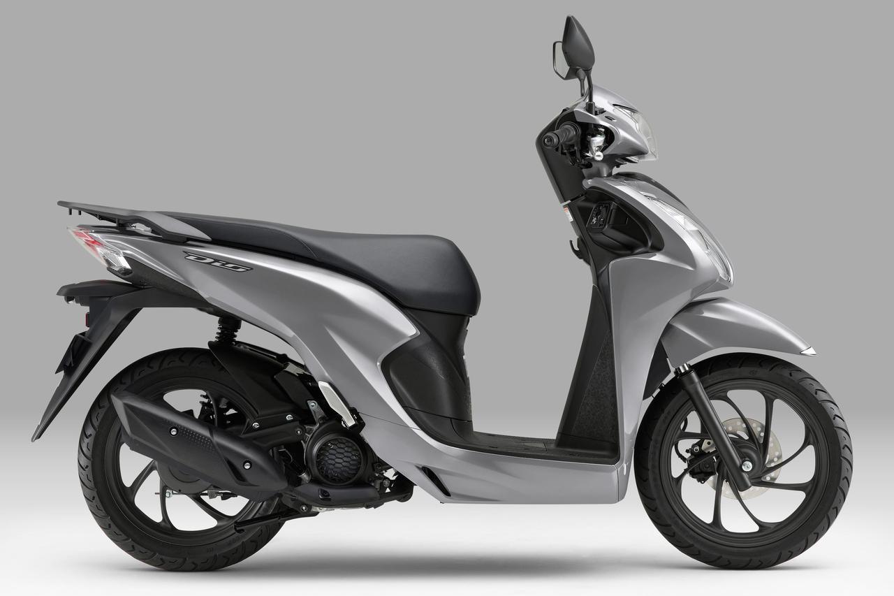 画像: HONDA Dio110 ベーシック 2026年モデル 総排気量:109cc エンジン形式:空冷4ストSOHC単気筒 シート高:760mm 車両重量:96kg 価格:25万800円 発売:2026年5月21日
