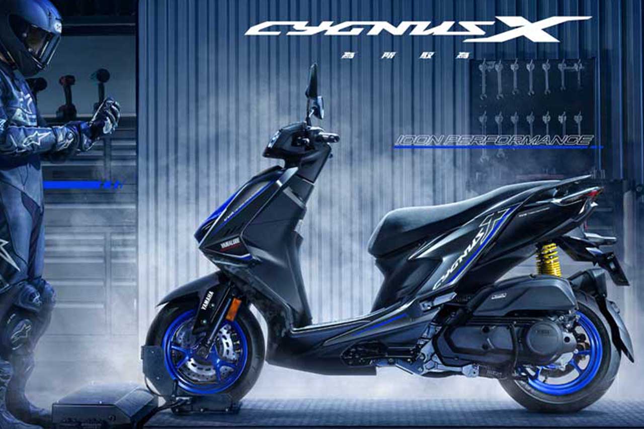 画像: Taiwan YAMAHA CYGNUS X “TSR 特仕版” 2026年モデル 総排気量：123cc エンジン形式：空冷4ストSOHC2バルブ単気筒 シート高：761mm 車両重量：103kg 発売日：2026年5月14日（木）※台湾のみ発売 価格：未発表