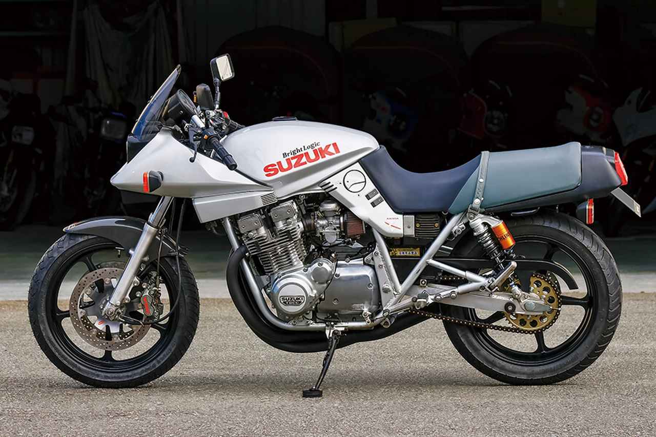 画像1: BRIGHT LOGIC GSX1100S(スズキGSX1100S)程度の良い車両をベースに要所に手を入れた18インチ改【Heritage&Legends】