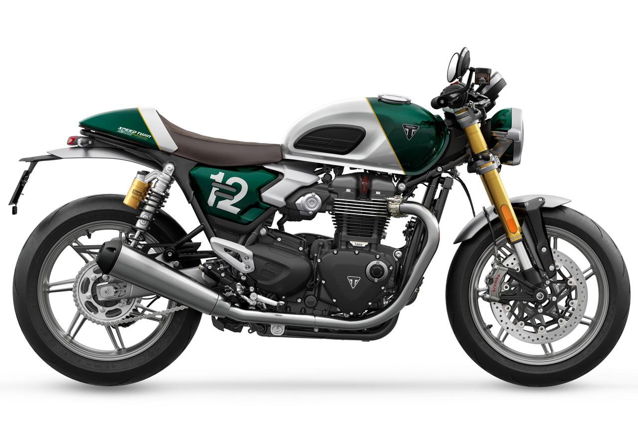 画像 : 4番目の画像 - 【写真18枚】トライアンフ「Speed Twin 1200 Cafe Racer Edition」 - webオートバイ