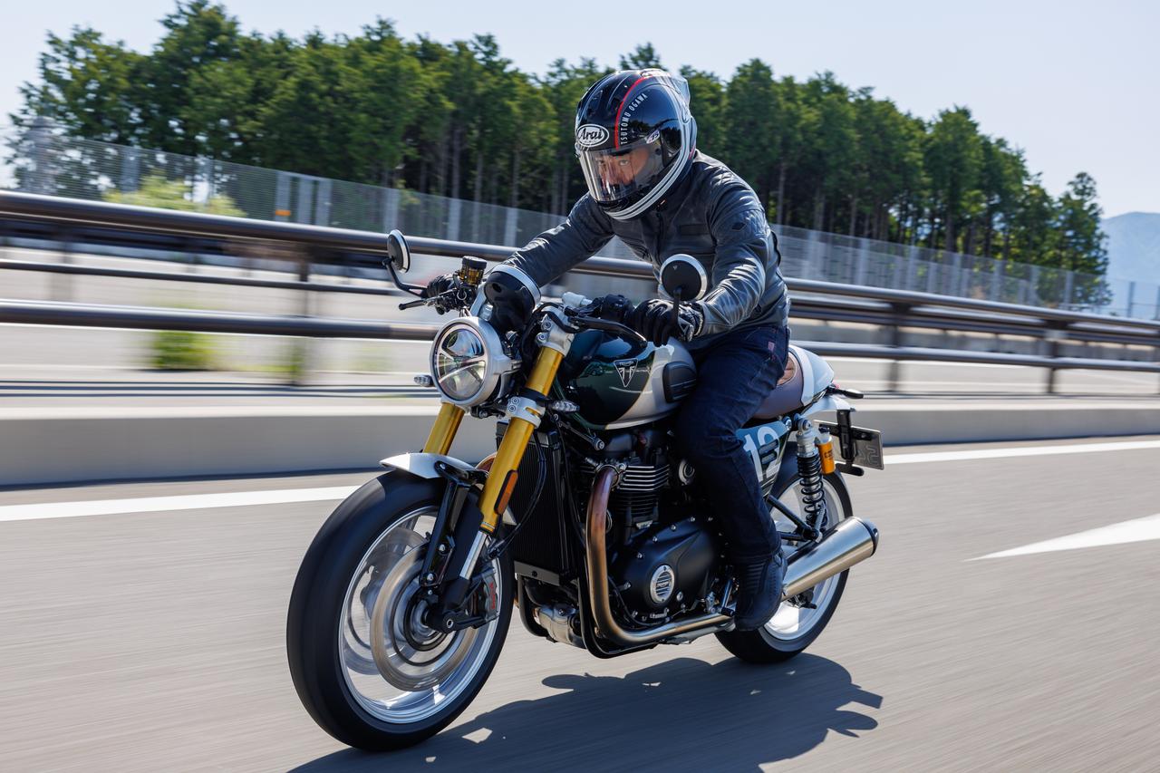 画像1: トライアンフ「Speed Twin 1200 Cafe Racer Edition」インプレ(小川 勤)