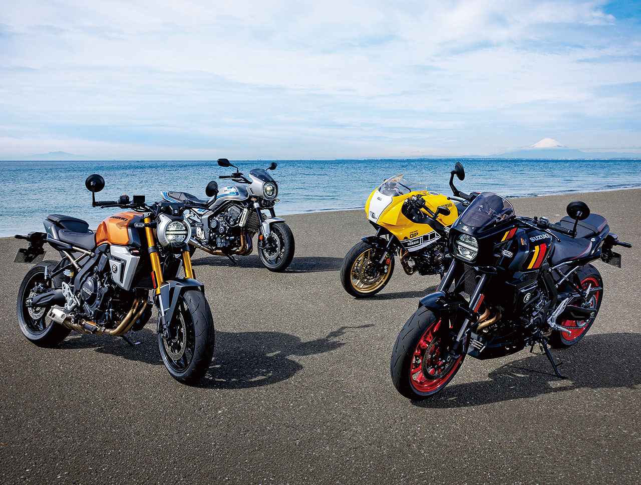 画像 : 2番目の画像 - 【写真14枚】 CB1000F SE・GSX-8T/GSX-8TT・XSR900 GP ABS｜4台比較 - webオートバイ