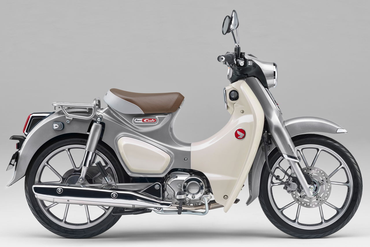 画像2: HONDA スーパーカブC125 2026年モデル 総排気量:123cc エンジン形式:空冷4ストSOHC2バルブ単気筒(9.8PS/7500rpm) シート高:780mm 車両重量:110kg 発売日:2026年3月6日 税込価格:49万5000円(灰、銀、青)