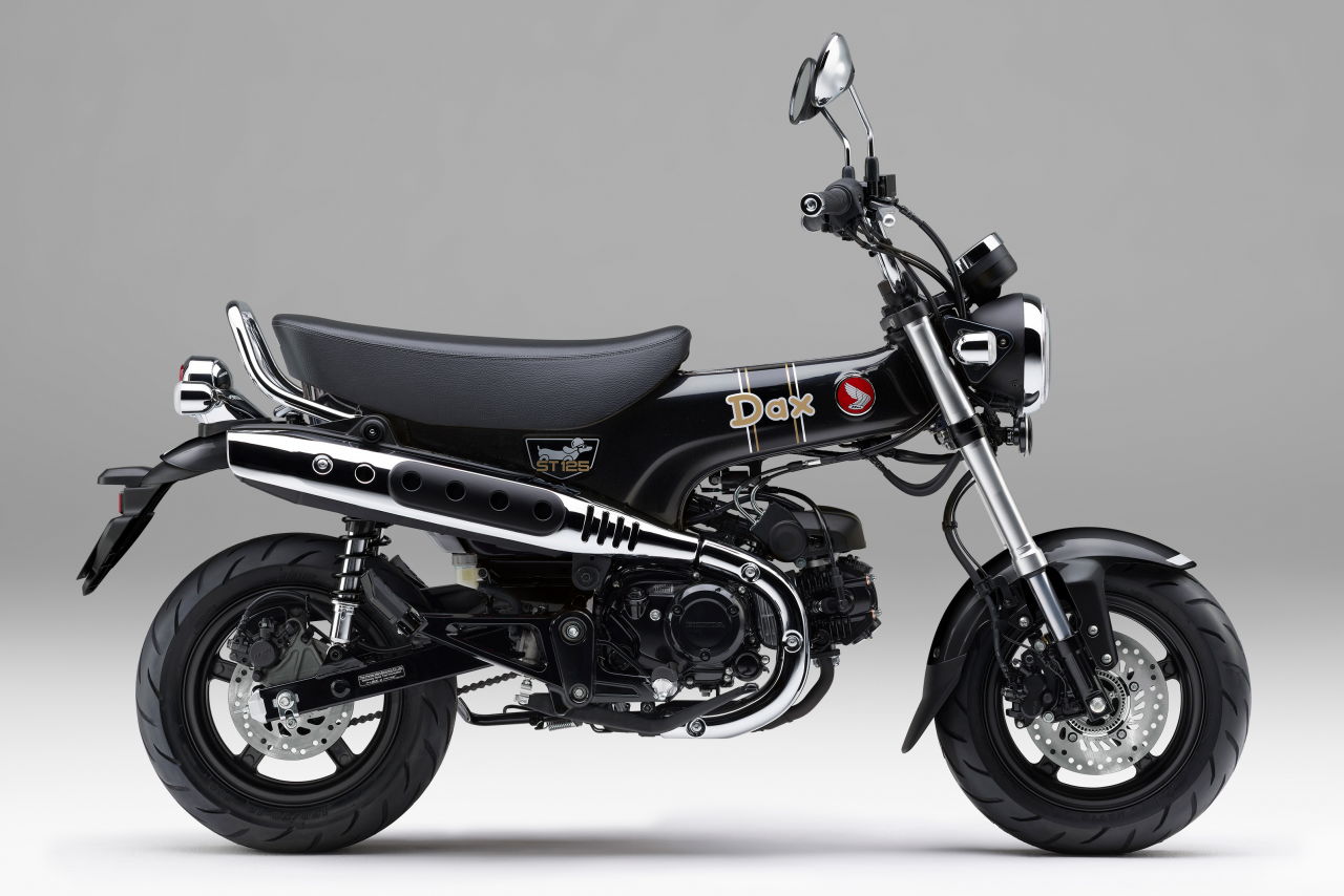 画像2: HONDA ダックス125 2026年モデル 総排気量:123cc エンジン形式:空冷4ストSOHC2バルブ単気筒(9.4PS/7000rpm) シート高:775mm 車両重量:107kg 発売日:2026年2月20日 税込価格:49万5000円(白、黒)