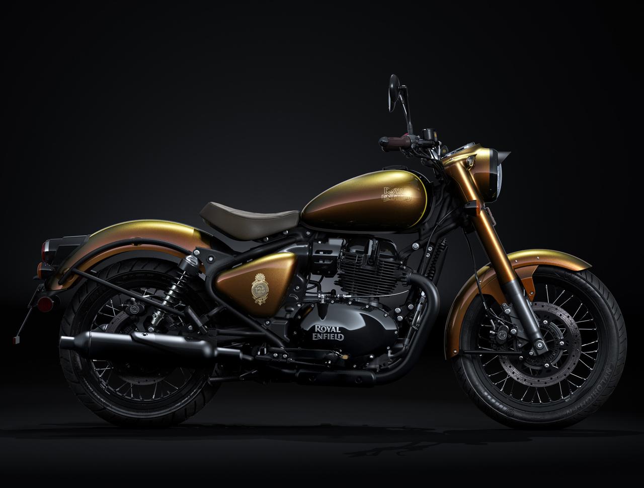画像: ロイヤルエンフィールド「CLASSIC 650 125TH YEAR ANNIVERSARY SPECIAL EDITION」国内初披露！ 125周年を祝う特別な塗装を実車チェック！ - webオートバイ