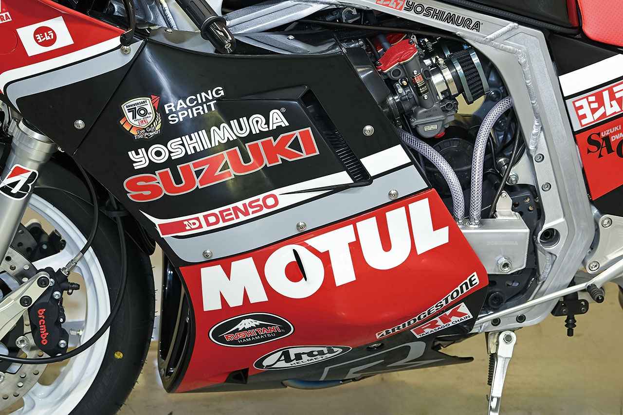 画像6: ヨシムラ「GSX-R750 #604 COMPLETE MACHINE」各部解説