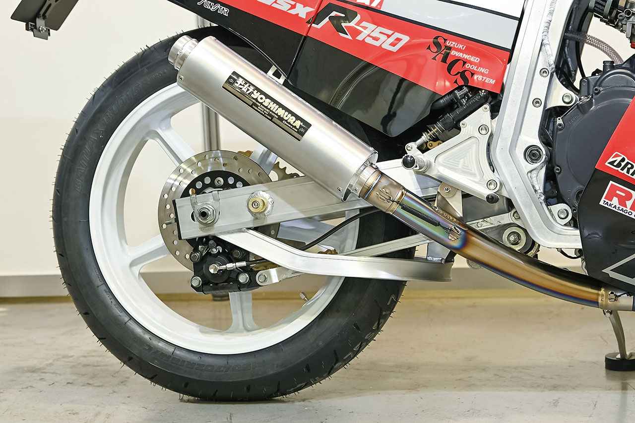 画像8: ヨシムラ「GSX-R750 #604 COMPLETE MACHINE」各部解説