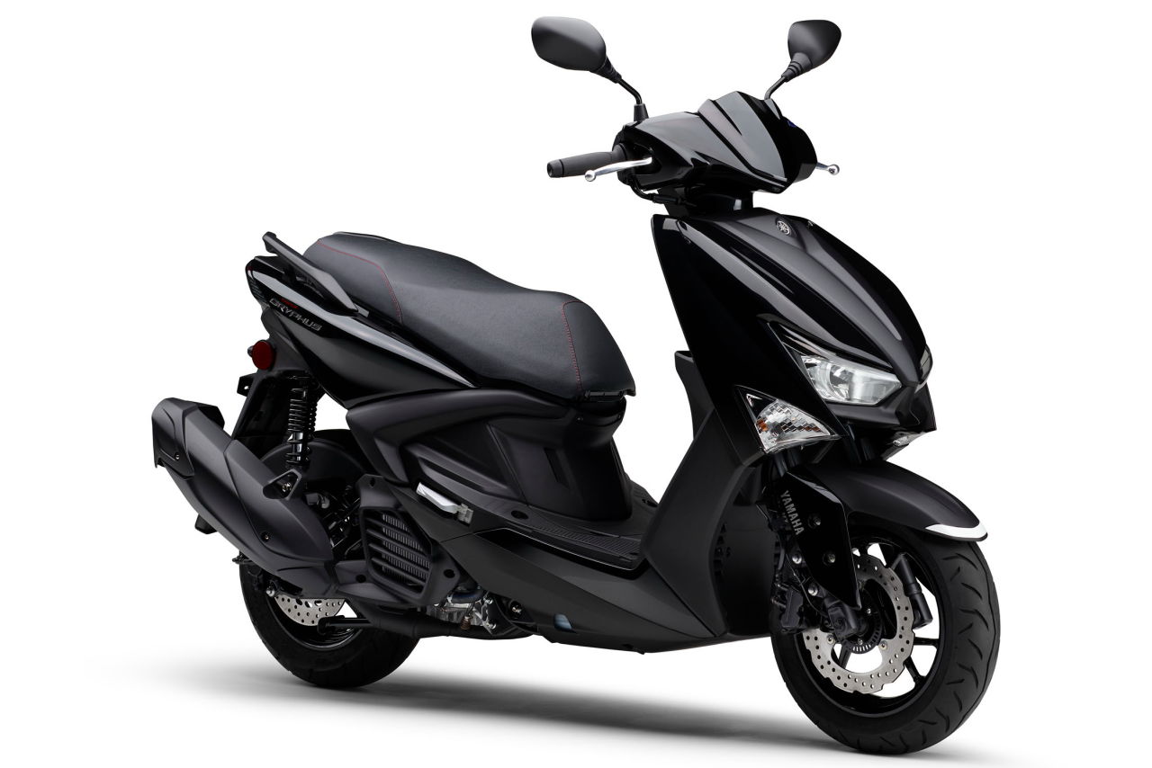画像4: YAMAHA CYGNUS GRYPHUS 2025年モデル 総排気量：124cc エンジン形式：水冷4ストSOHC4バルブ単気筒（12PS/8000rpm） シート高：785mm 車両重量：125kg 発売日：2025年5月12日 税込価格：37万400円（黄、青、白、黒）