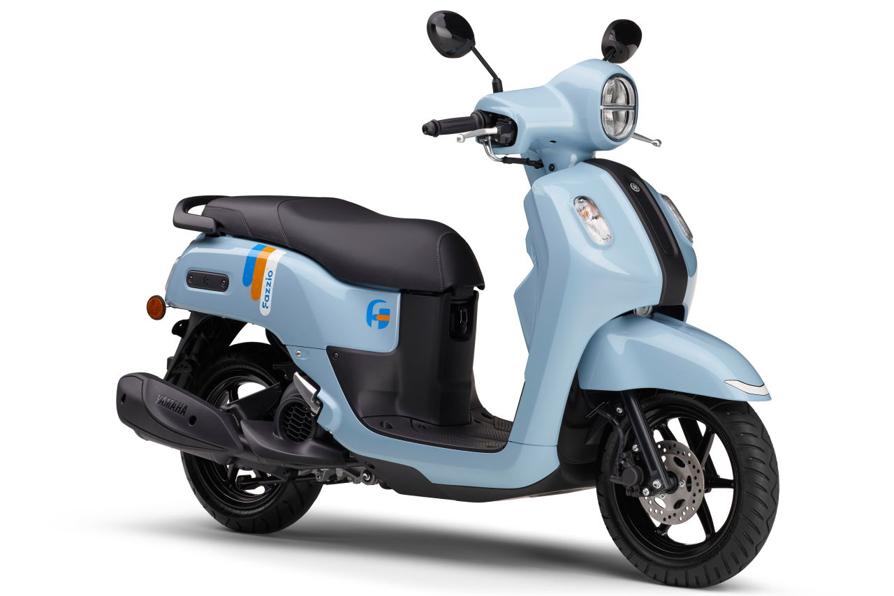 画像2: YAMAHA FAZZIO 2026年モデル 総排気量：124cc エンジン形式：空冷4ストSOHC2バルブ単気筒（8.3PS/6750rpm） シート高：765mm 車両重量：97kg 発売日：2026年4月24日 税込価格：36万8500円（緑、青、黄、黒）