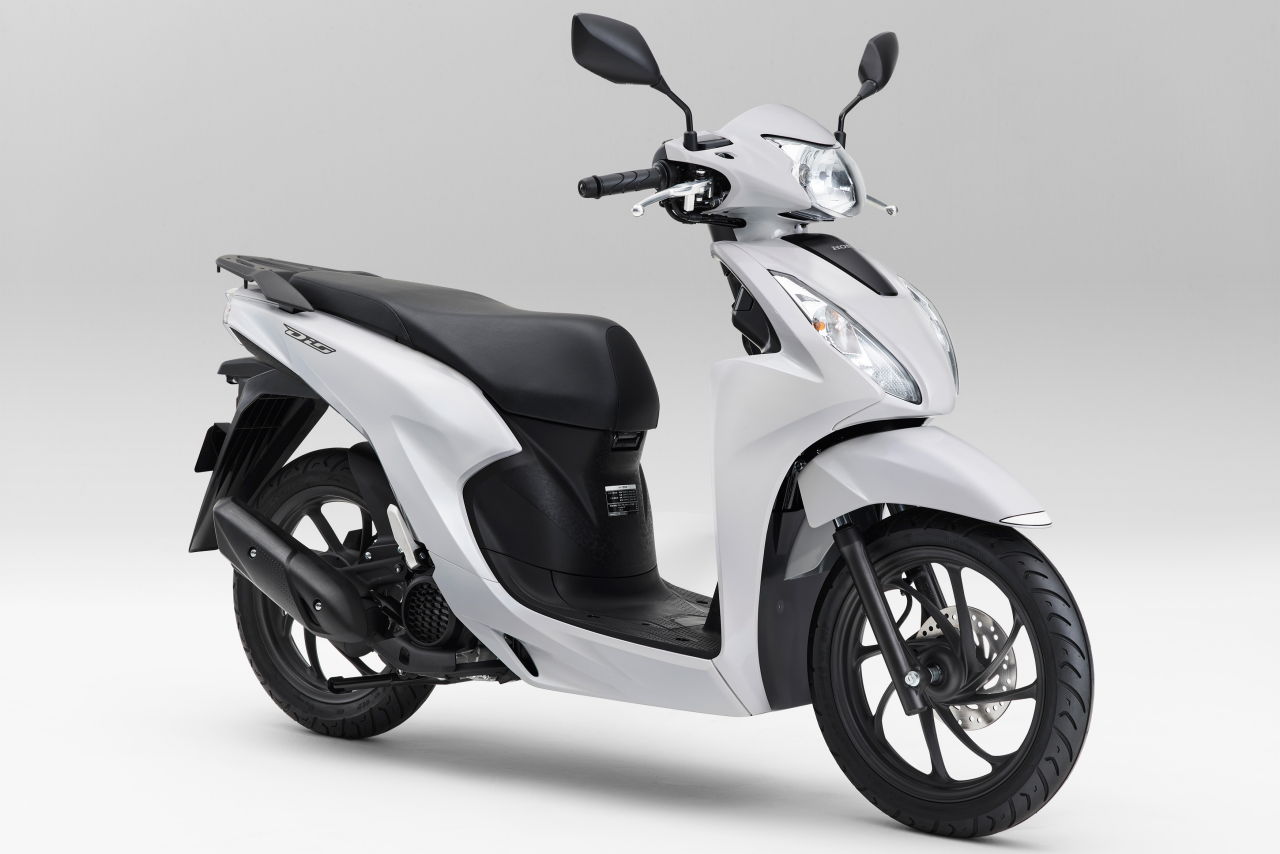画像3: HONDA Dio110・ベーシック 2026年モデル 総排気量：109cc エンジン形式：空冷4ストSOHC4バルブ単気筒（8.7PS/7500rpm） シート高：760mm 車両重量：96kg 発売日：2026年5月21日 税込価格：25万800円（銀、黒、白）