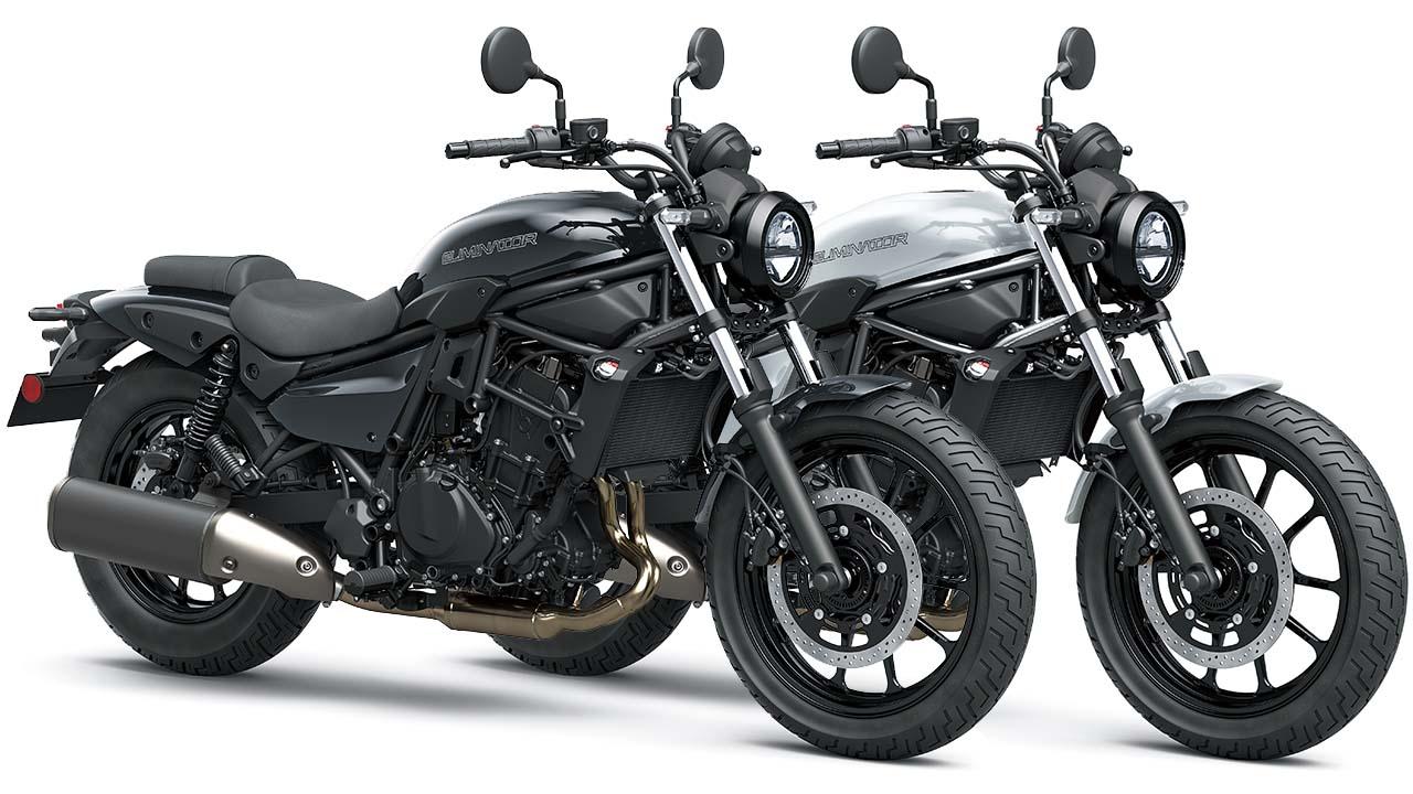 画像: KAWASAKI ELIMINATOR 2027年モデル 総排気量:398cc エンジン形式:水冷4ストDOHC4バルブ並列4気筒 シート高:735mm 車両重量:176kg 発売日:2026年7月18日(土) 税込価格:85万8000円