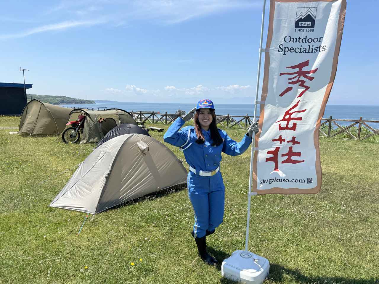 画像5: 【ツーリングシーズンを安全に!】「JAPAN RIDERS CAFE」北海道・石狩で開催! せんちゃんが白バイ隊の隊服で安全運転をアピール!