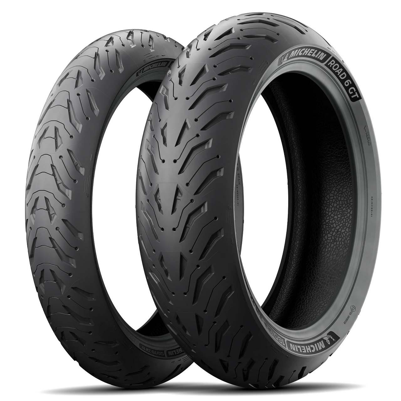 画像: 写真はミシュラン・ロード6(MICHELIN ROAD6)。太さの異なる溝(細いものはサイプと呼ばれる)を配置することで摩耗後も高いウェット性能を発揮し、多くのツーリングライダーから絶大な支持を集める。