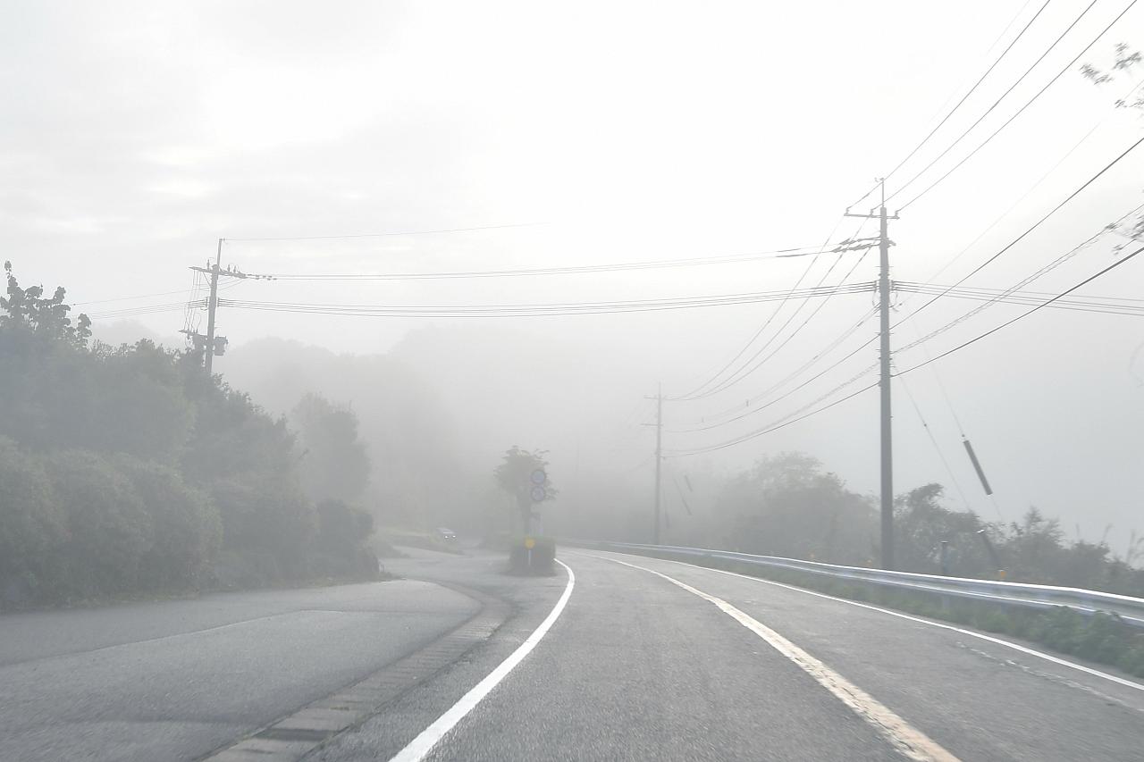画像4: 雲海に遭遇。雲海の中は寒かった