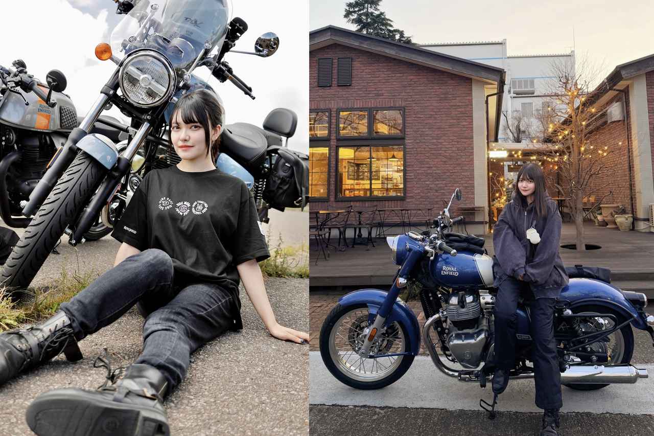 画像: ツーリング、そして普段の足としても大活躍の愛車、メテオ350とクラシック350です。どちらも大好きなブルーを選んでます！