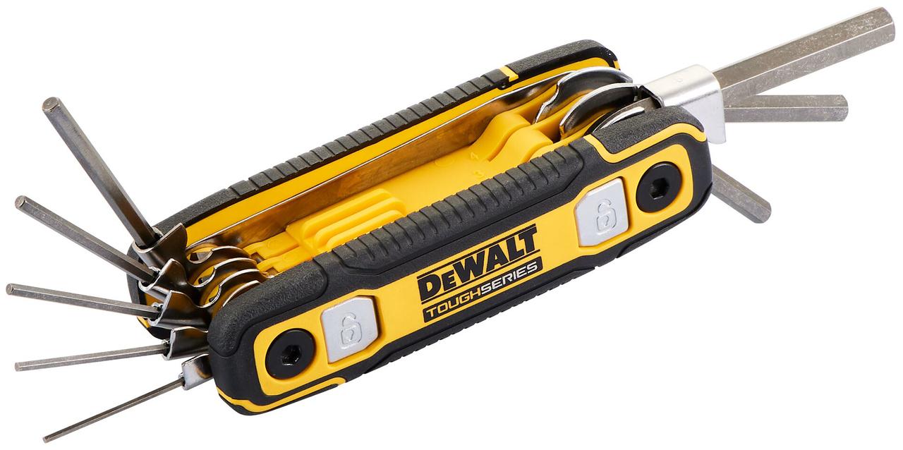 画像 : 1番目の画像 - 【写真8枚】DEWALT「タフシリーズ 折りたたみ式六角レンチセット」 - webオートバイ