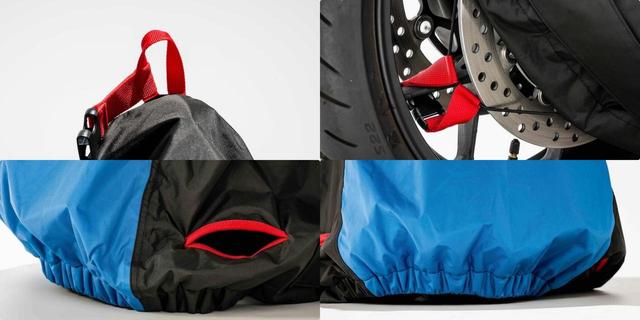 画像4: 原付から大型バイクまでこれ一つ！ 誰でも簡単な「サイズレス＆イージーフィット機構」
