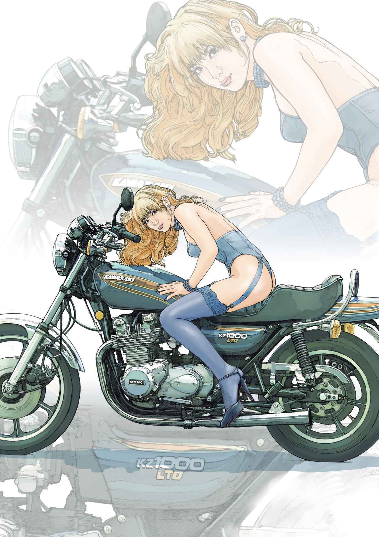 画像2: HAL'S MOTO 8 RIDEX Kawasaki Part.2 価格：1650円 綴込付録：ポストカード2点付
