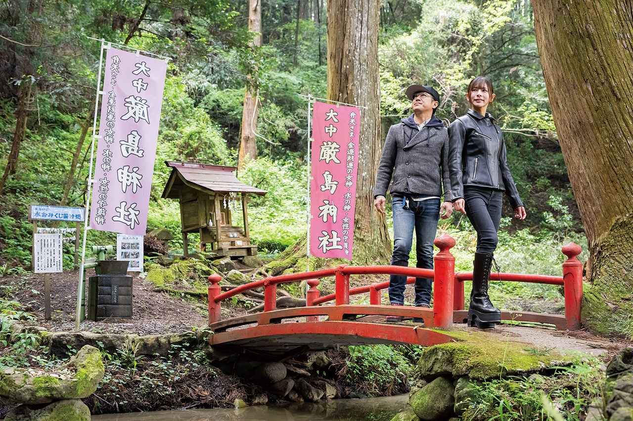 画像1: ツーリングの目的地は茨城県の大中神社