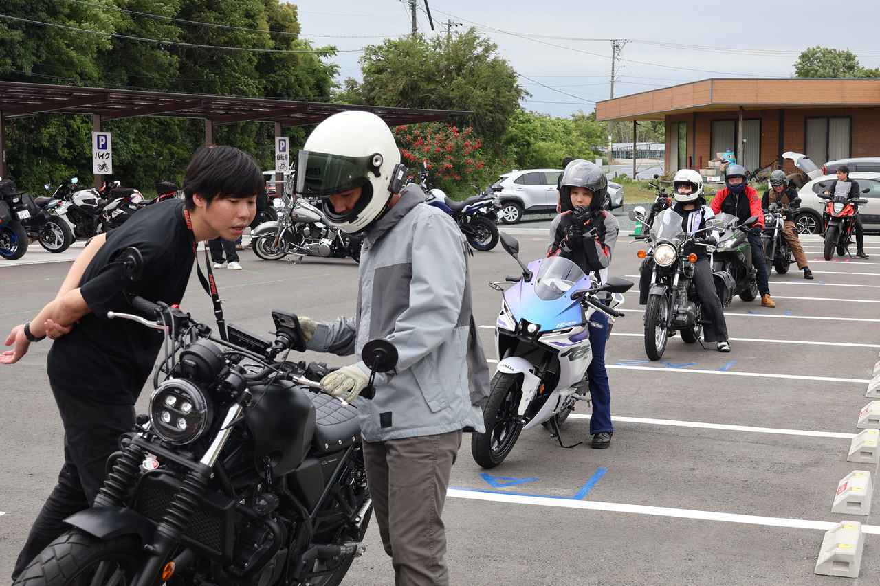 画像: 試乗会の風景
