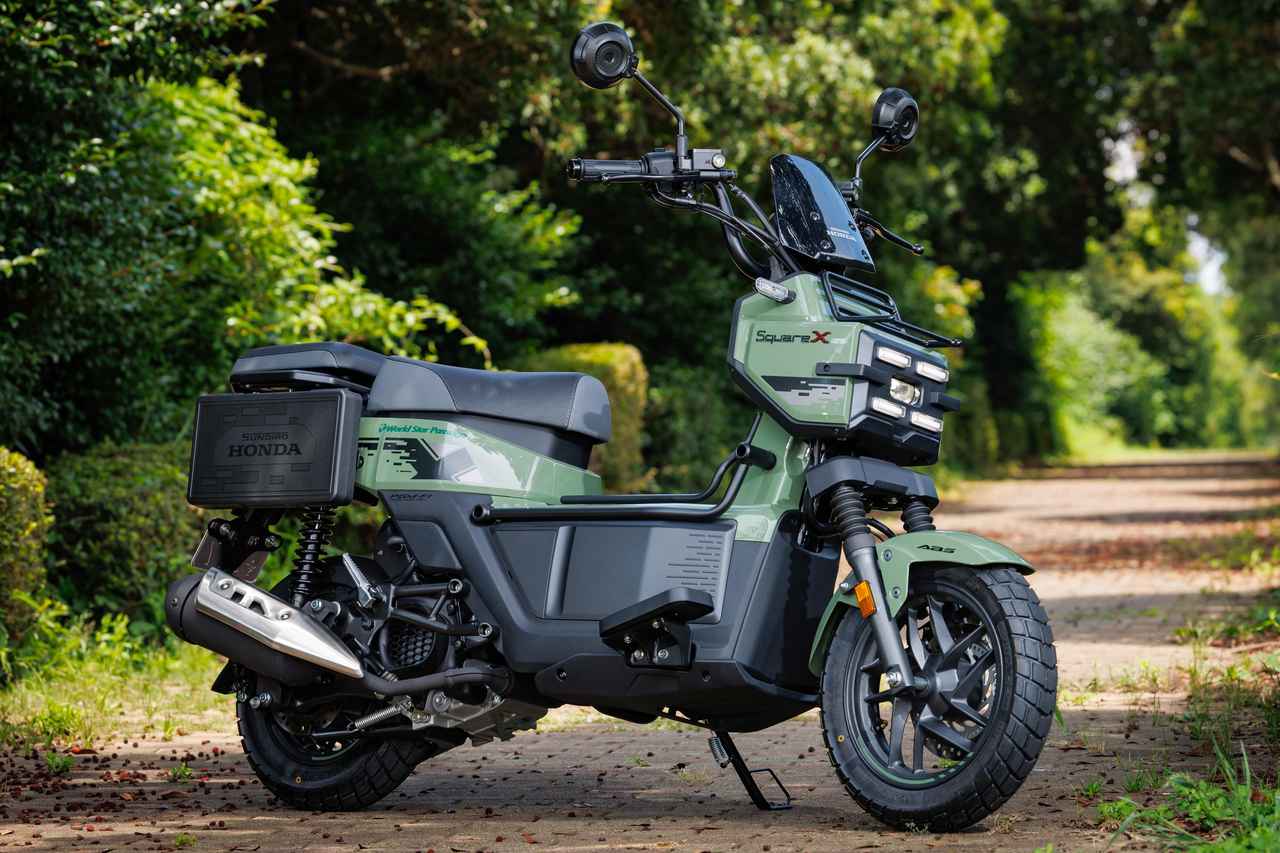 画像: HONDA Square X 海外モデル 総排気量：124cc エンジン形式：空冷4ストOHC2バルブ単気筒 シート高：740mm 車両重量：122kg 価格：43万8000円 問い合わせ： PASSAGE埼玉店（048-857-1667）