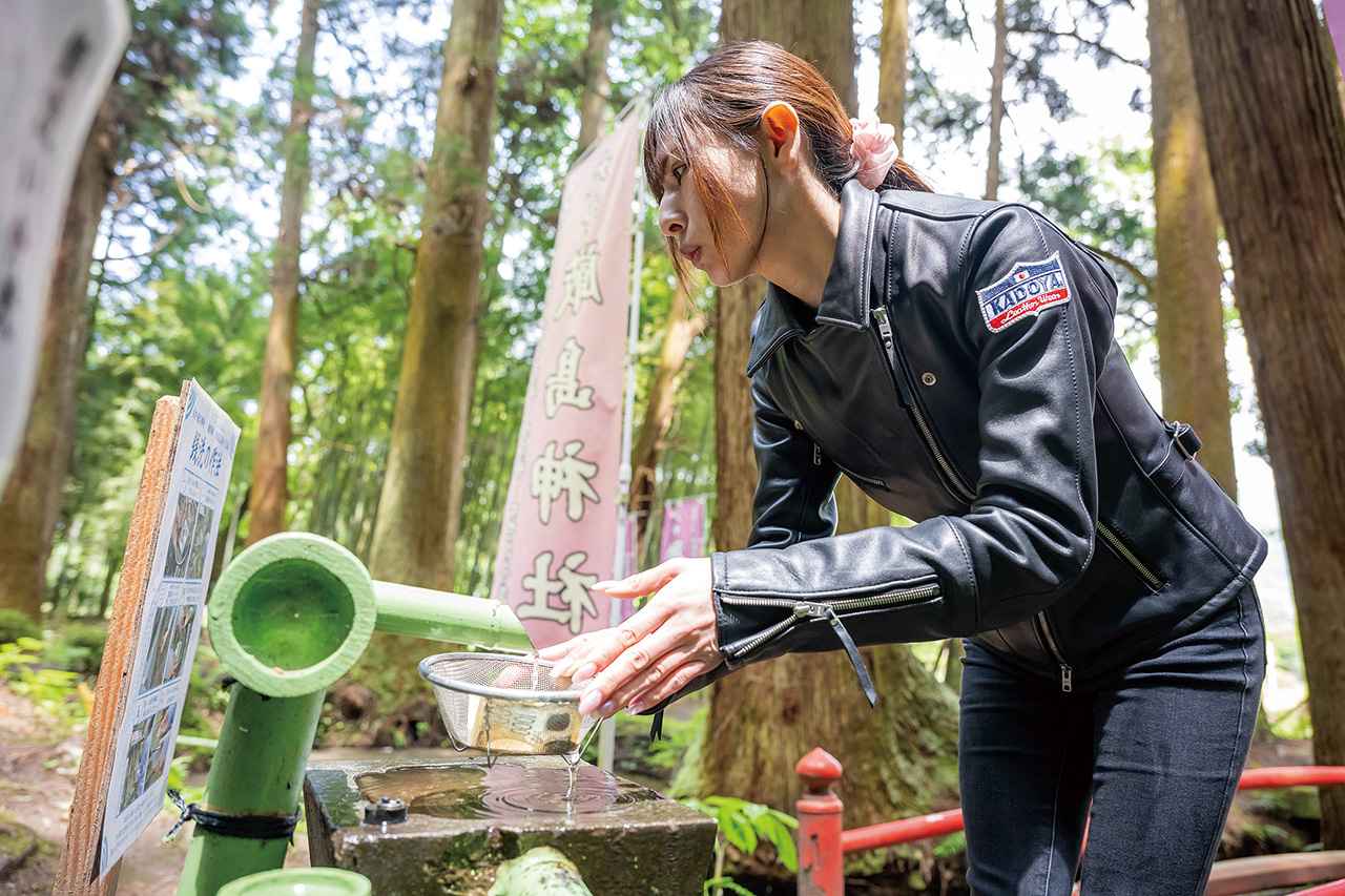 画像14: サーキットで"ガチ走り"のアイドル葉月美優さんとゆくバイク旅【神社ソムリエ・佐々木優太の開運ツーリング】