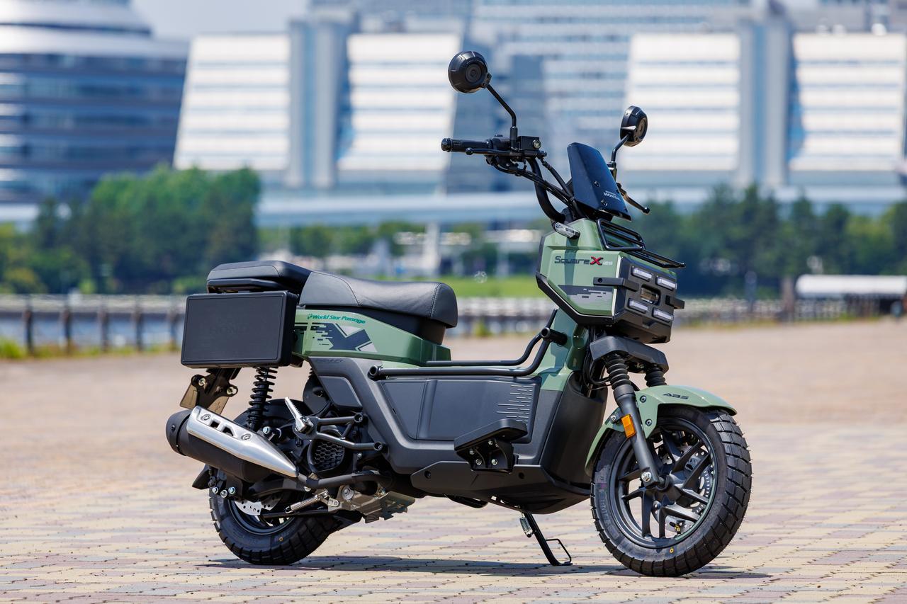 画像12: 【独占試乗】ホンダ「スクエアX」インプレ｜国内初試乗！ いま話題沸騰の“カクカクズーマー”国内上陸1号車に電撃試乗