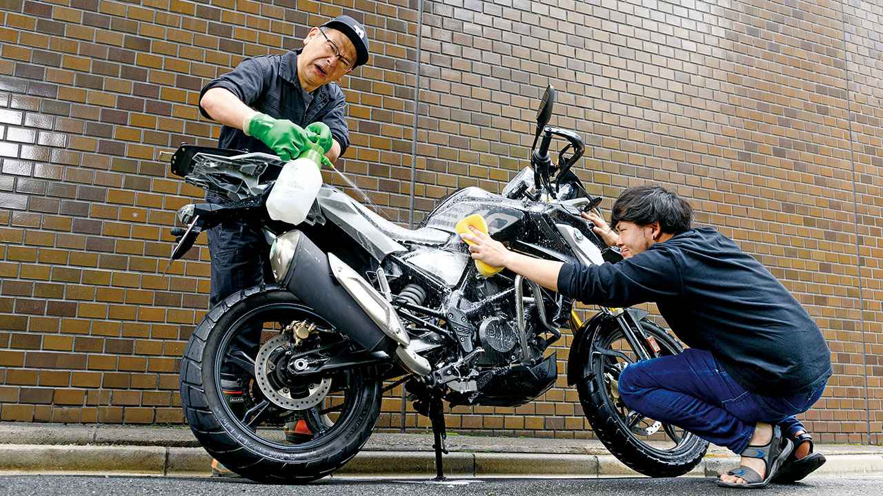 画像 : 1番目の画像 - 【写真29枚】自作アイテム＆100均グッズ洗車大作戦 - webオートバイ