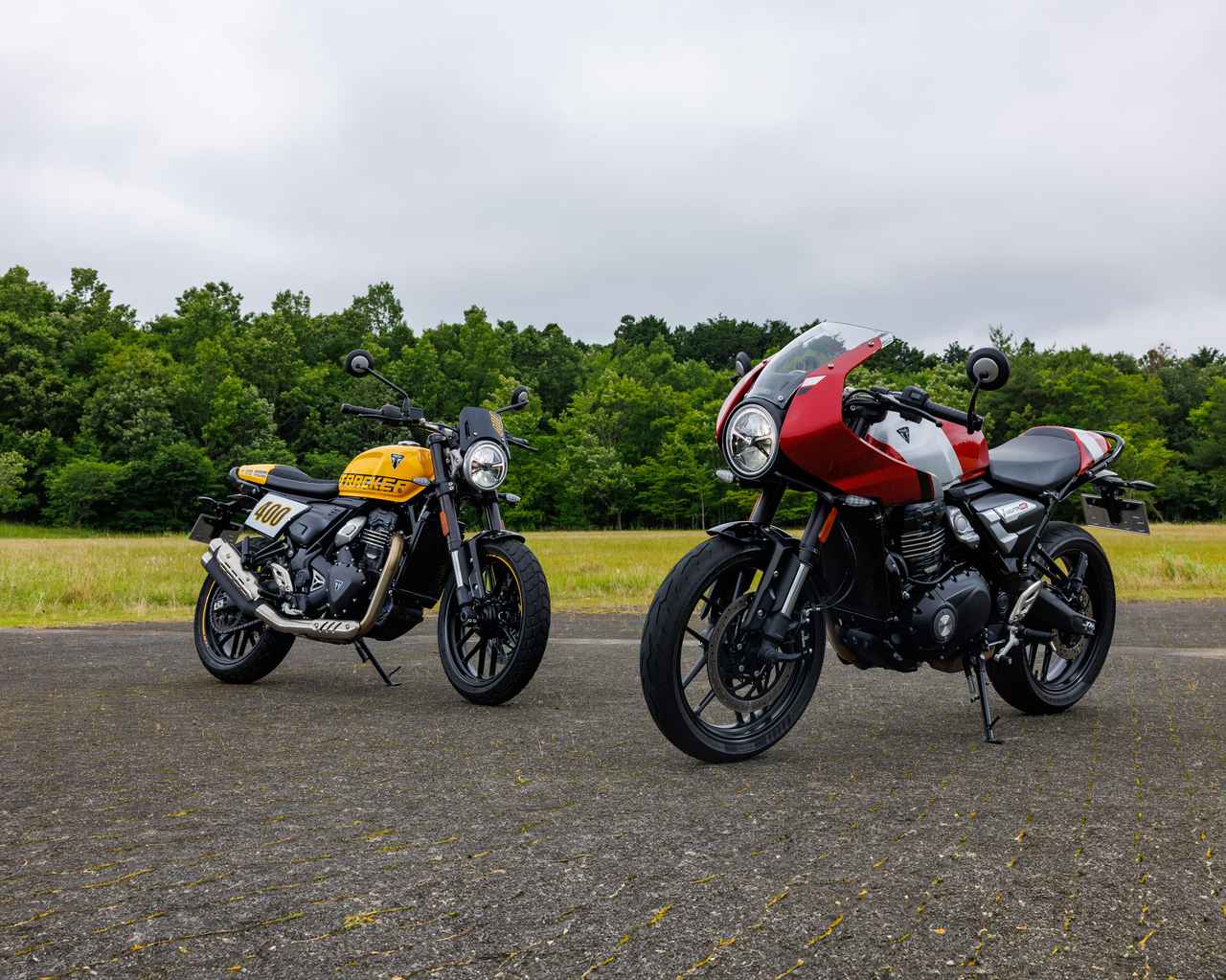 画像 : 1番目の画像 - 【写真19枚】トライアンフ「スラクストン400」「トラッカー400」 - webオートバイ