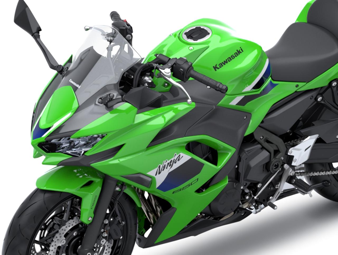 画像: スマホ連携可!カワサキ「Ninja650」2026年モデルが発売|カラーも一新されライムグリーンとシルバーの2色展開に - webオートバイ