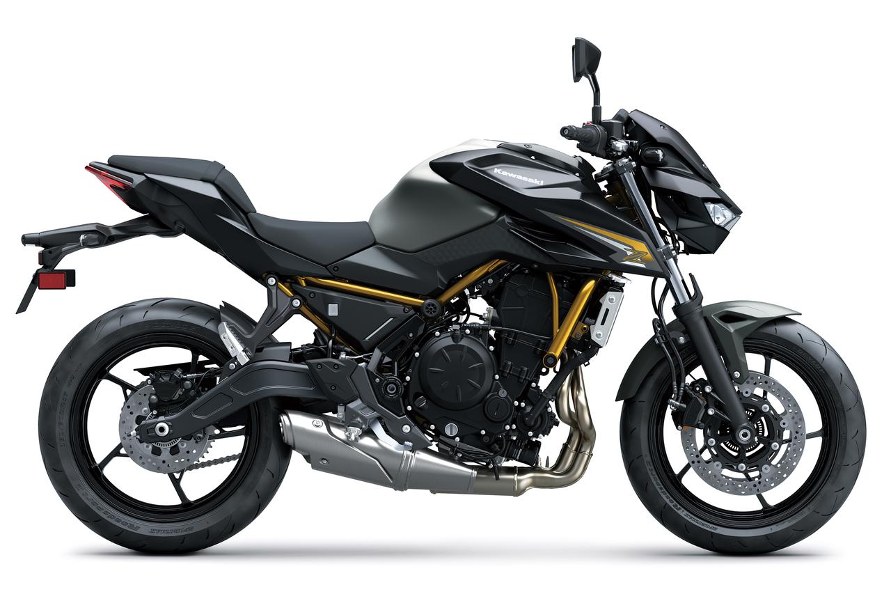 画像: メタリックマットグラフェンスチールグレー× メタリックフラットスパークブラック(Z650S)