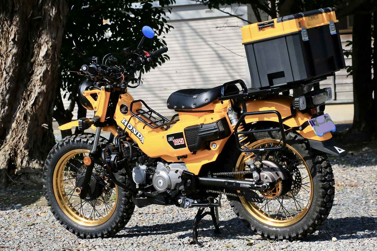画像3: HONDA CT125 HUNTER CUB(2023) OWNER:ギャバン(30) カブヌシ歴:3年 他に所有しているバイク:HONDA VT250Fインテグラ、モンキー125、YAMAHA SEROW250