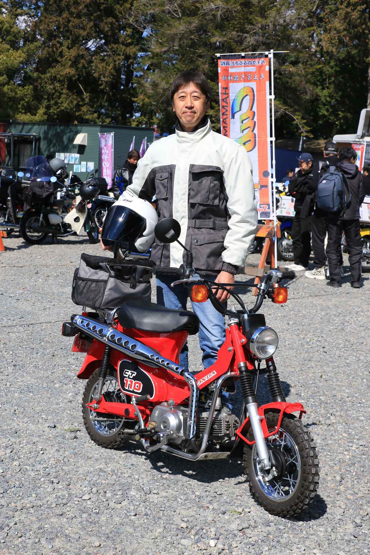 画像2: HONDA SUPER CUB OWNER:今村謙吾(51) カブヌシ歴:15年 他に所有しているバイク:YAMAHA WR250R、KAWAWASAKI KLX125、etc.