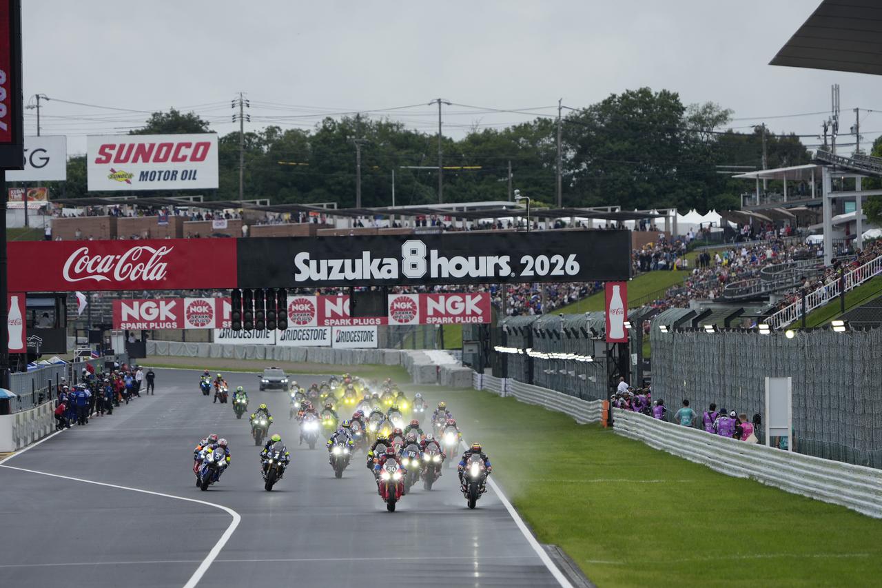 画像: ウェットコンディションで行われた今大会。 © Yamaha Motor Co., Ltd.