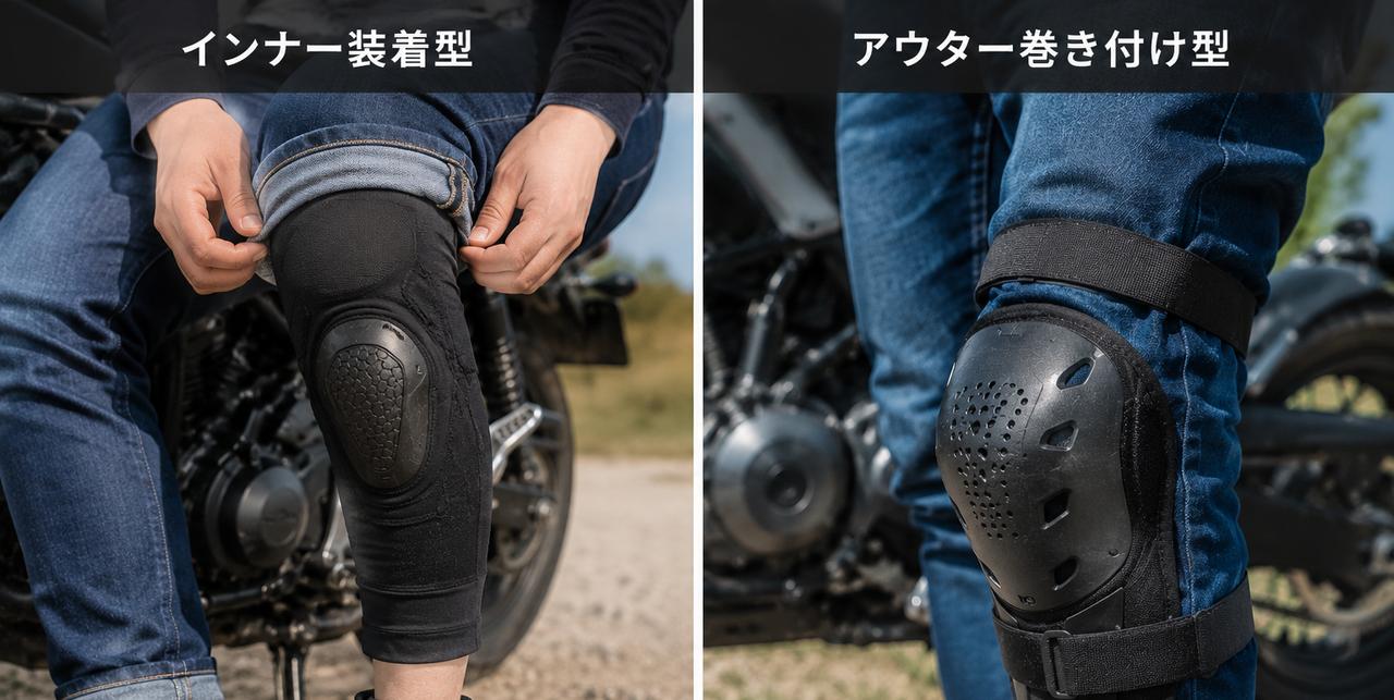 画像: 装着タイプで選ぶ膝プロテクター