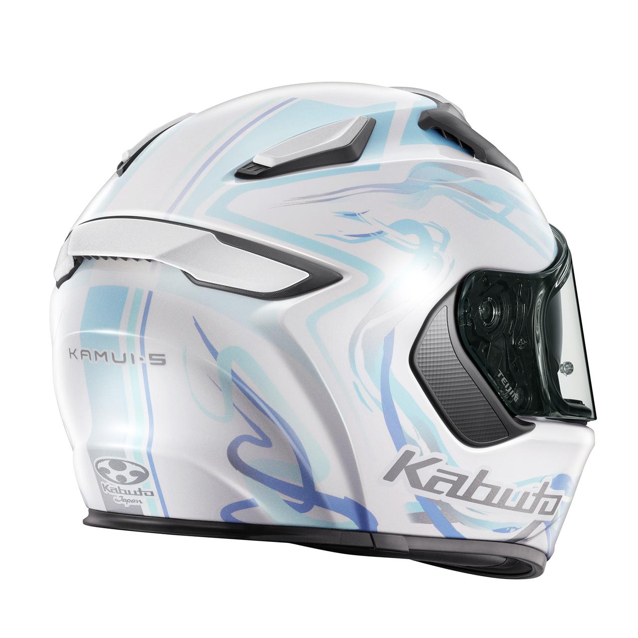 画像2: カブト「KAMUI-5」にオーロラを思わせる新グラフィック“LUNOA”登場! カラーは2色、2026年7月発売