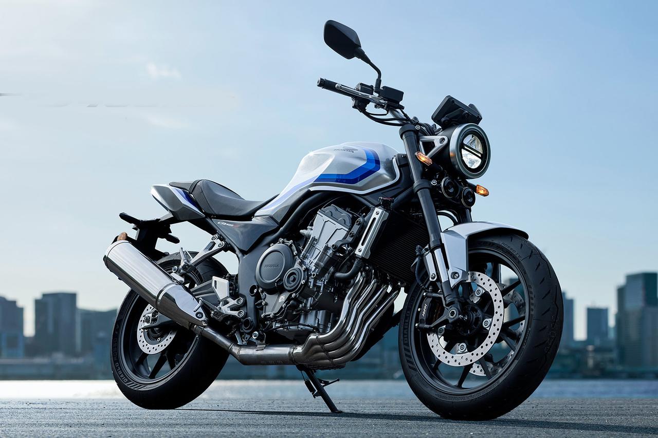 画像: HONDA CB400 SUPER FOUR E-Clutch 2026年モデル 総排気量:399cc エンジン形式:水冷4ストDOHC4バルブ並列4気筒 シート高:780mm 車両重量:187kg 価格:99万8800円 発売:2026年8月21日
