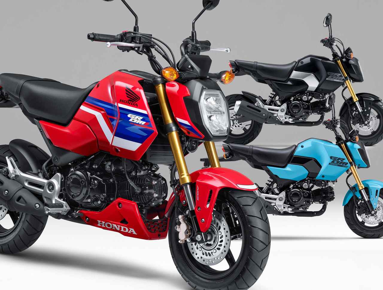 画像: 鮮烈な赤！ スポーツイメージを強めた新3色のホンダ「グロム」が登場、レッドのみアンダーカウルも標準装備 - webオートバイ