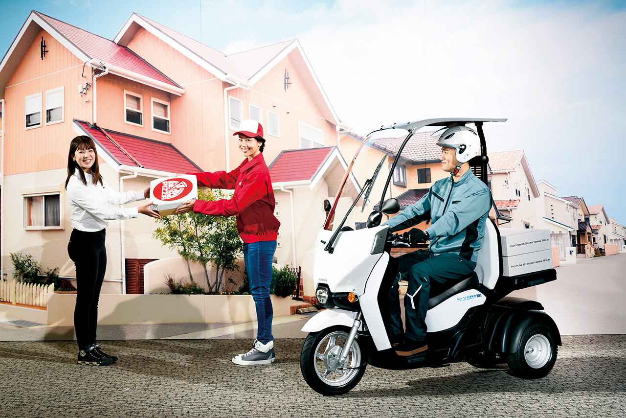 画像: ホンダ「ジャイロ・キャノピー e:」を解説｜交換式バッテリーもレベルアップ！ - webオートバイ