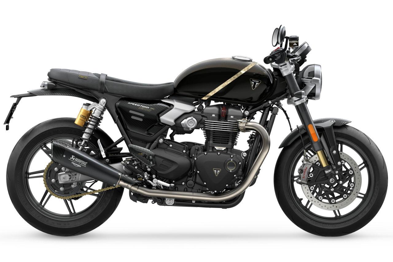 画像4: トライアンフ「スピードツイン1200 TFC」登場! 世界限定750台、オーリンズ&アクラポビッチほかカーボンパーツも多用した特別仕様