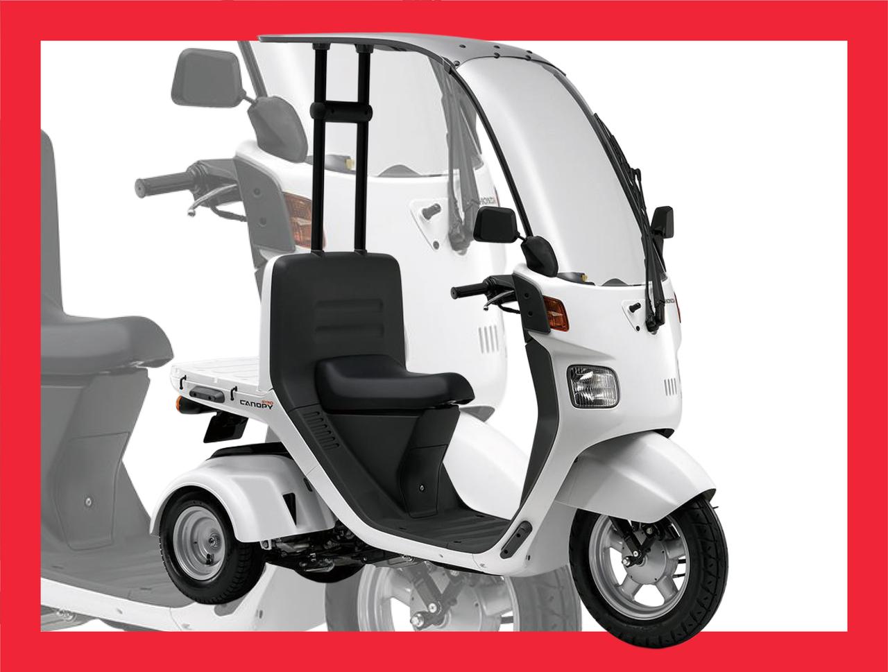 画像: ホンダ「ジャイロ キャノピー」【イマなら買える!50cc原付バイク図鑑】 - webオートバイ