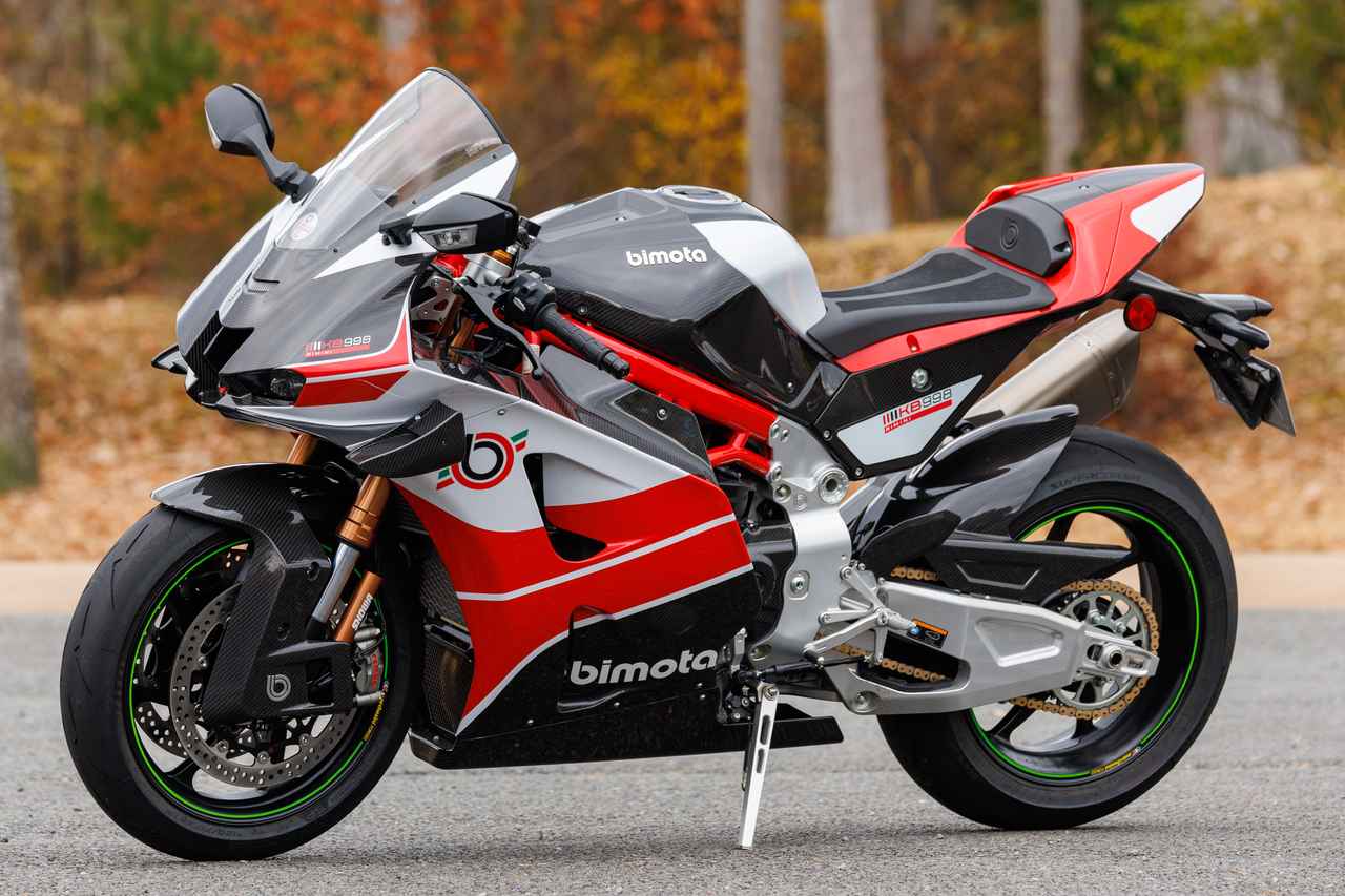 画像3: ビモータ「KB998 Rimini」インプレ|SBKで活躍するマシンのポテンシャルをサーキットで存分に賞味する!