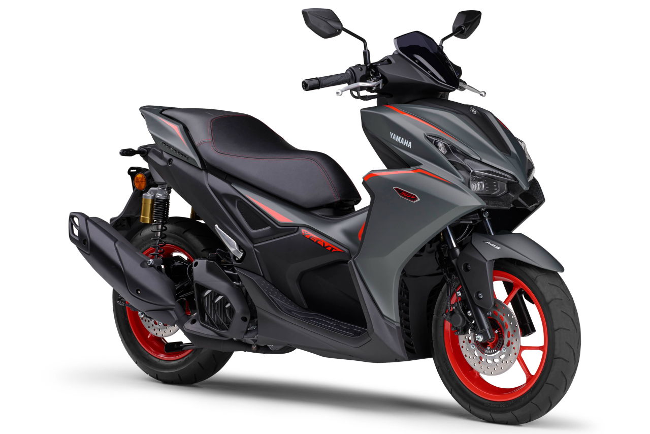 画像1: YAMAHA AEROX 2026年モデル 総排気量：155cc エンジン形式：水冷4ストSOHC4バルブ単気筒 シート高：790mm 車両重量：132kg 発売日：2026年8月31日（月） 税込価格：48万1800円
