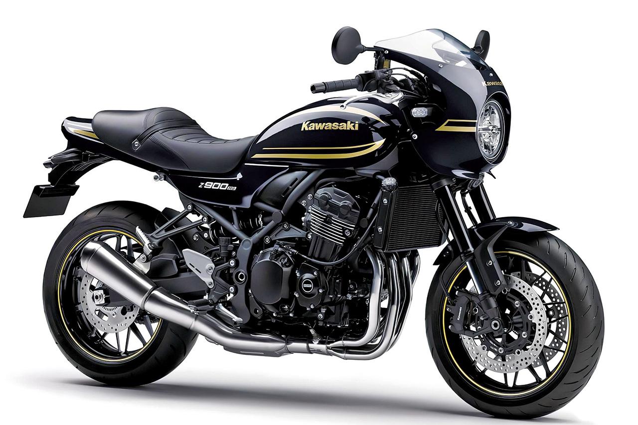 画像: KAWASAKI Z900RS CAFE 2023-2024年 カラーは「メタリックディアブロブラック」