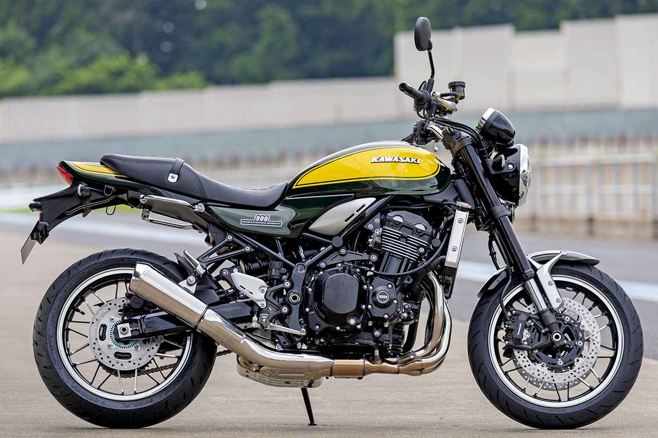 画像: KAWASAKI Z900RS Yellow Ball Edition 2024年 カラーは「キャンディグリーン」